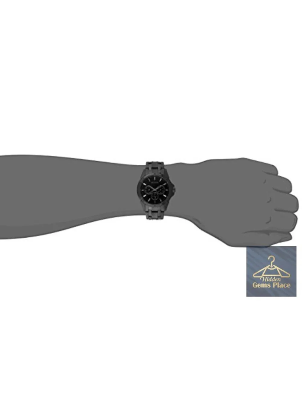 Men's Classic Dress 6-Hand Multi-Function Day/Date Quartz Watch, Stainless Steel